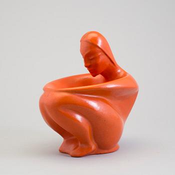 GÉZA GORKA, a ceranmic sculpture from Nógrádveröce, Hungary, 1930's.