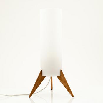 Uno & Östen Kristiansson, an oak and acrylic table light, Luxus, Vittsjö.