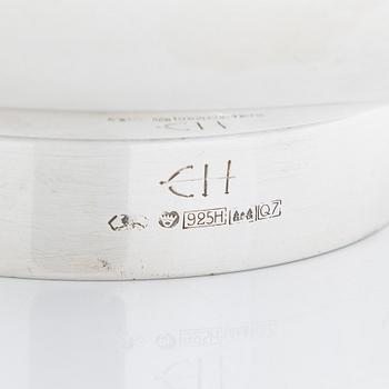 Eva Hidström, two sterling silver bowls,  Kultakeskus, Hämeenlinna 1969 and 1975.