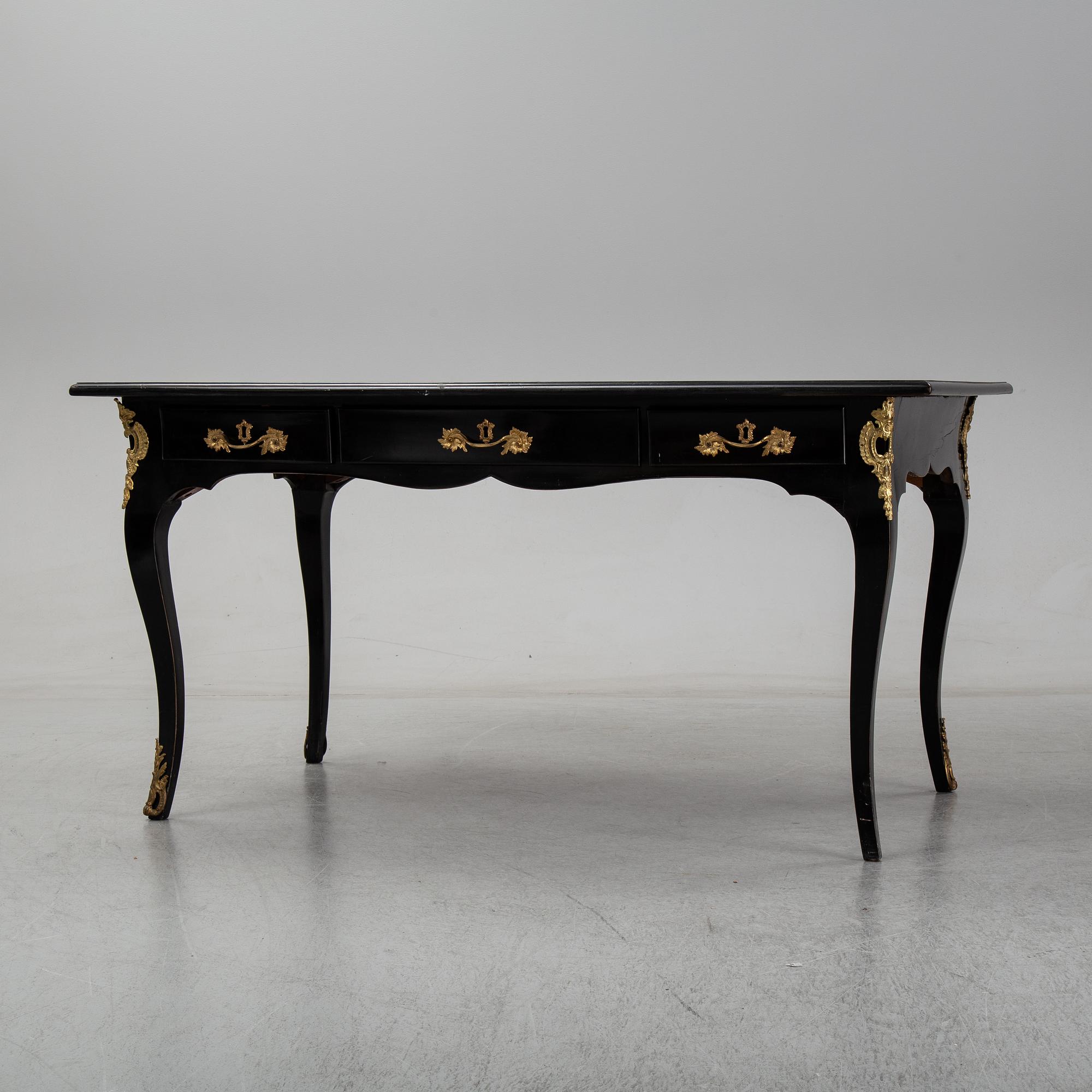 A Swedish Rococo writing desk, second half of the 18th century.
