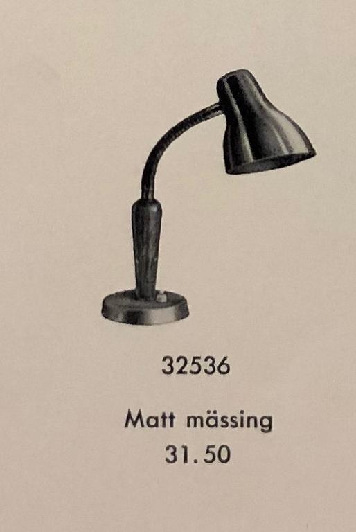 Bertil Brisborg, bordslampa, modell "32536", Nordiska Kompaniet 1950-tal.