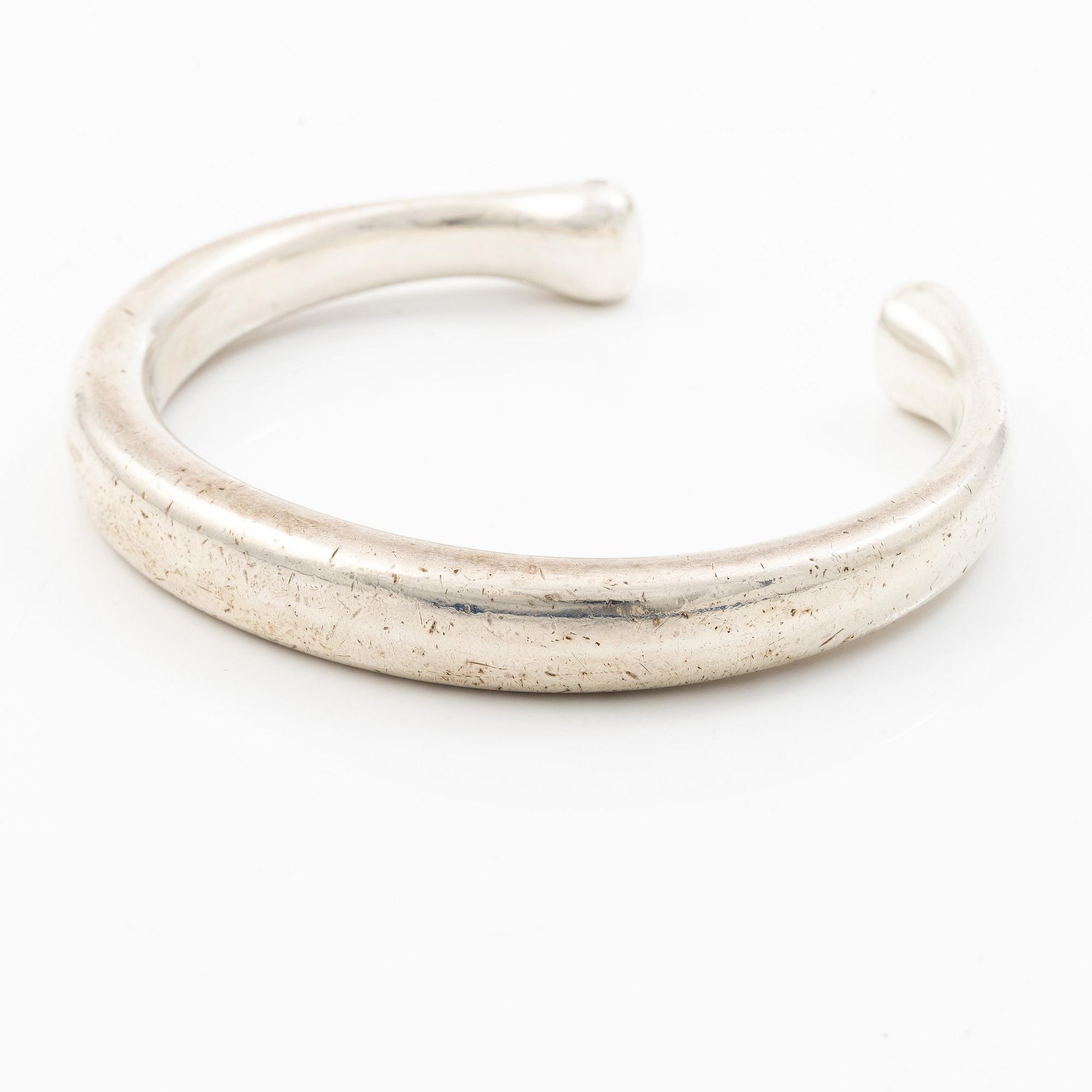 Flemming Eskildsen, armring, sterlingsilver, Georg Jensen, Danmark.