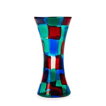310. A Fulvio Bianconi 'Pezzato' glass vase, Venini, Italy 1950's.
