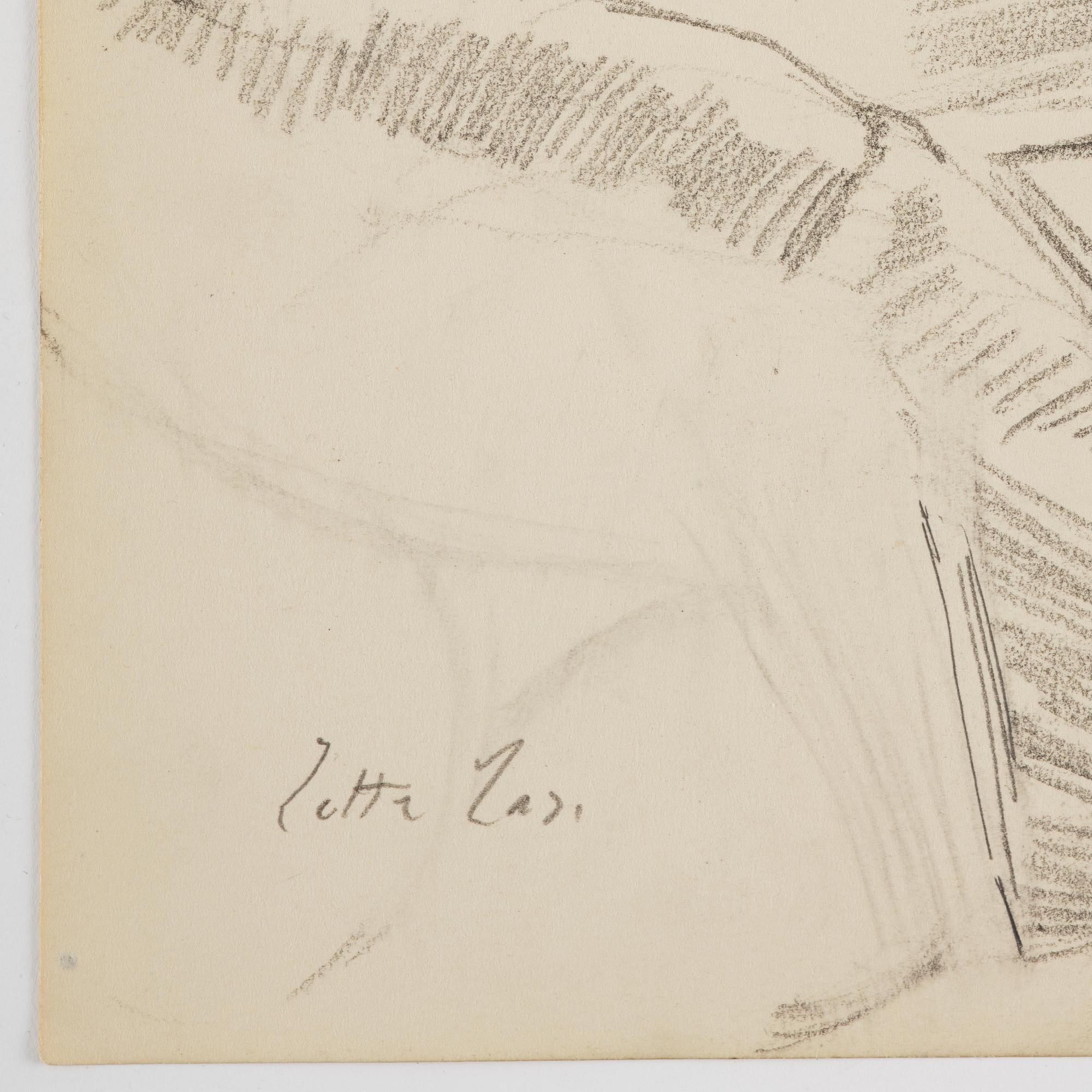 Lotte Laserstein, Bobby tecknar.