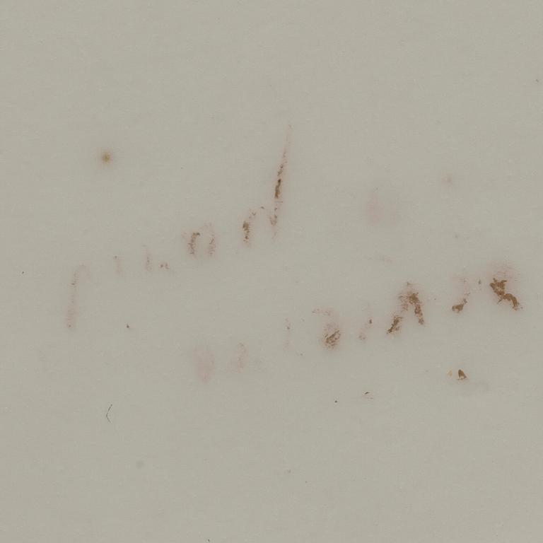 TALLRIKAR, 2 st, OCH STEKFAT, Frankrike/Ryssland, empire 1800-talets början.