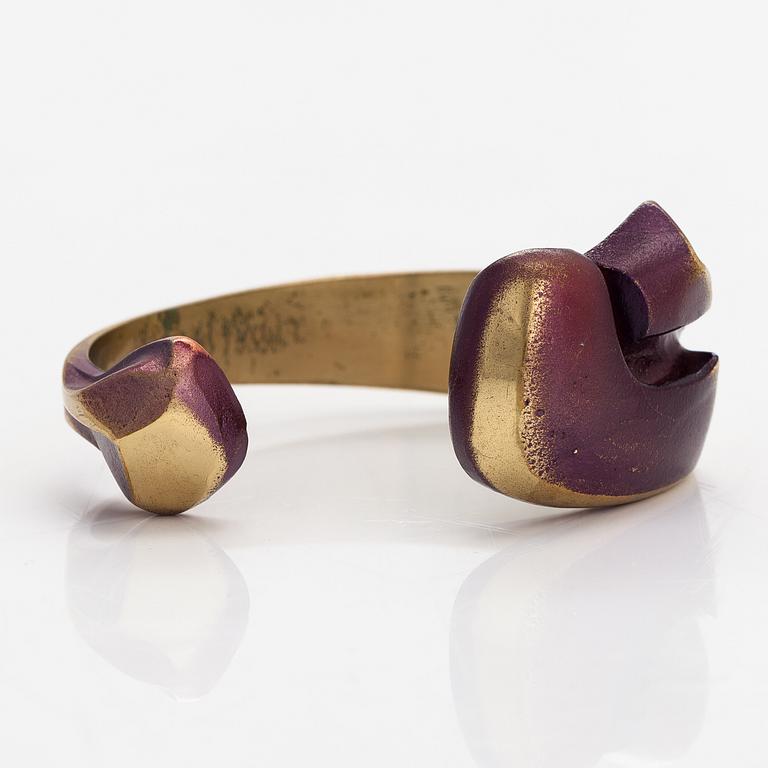 Björn Weckström, A fire bronze braclet "Krupp". Lapponia.