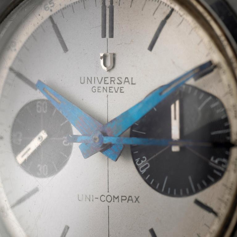 UNIVERSAL GENEVE, Uni-Compax, "Big Eye", kronograf, armbandsur, 36,5 mm,