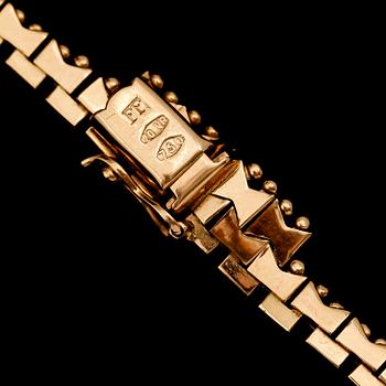 COLLIER, 18 k guld. Vikt 25 g.