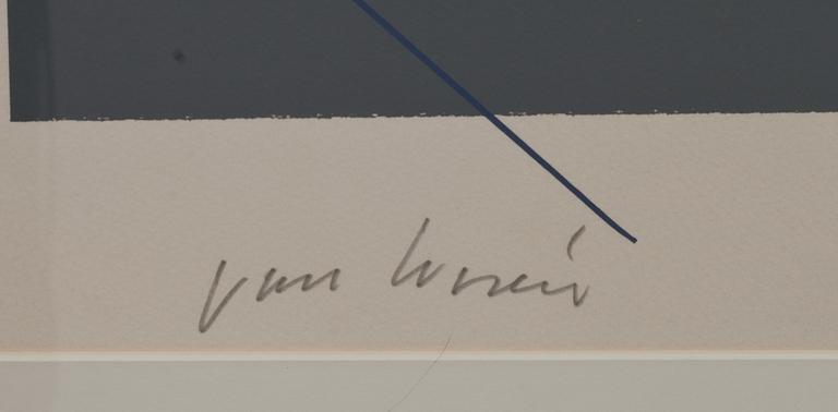 OKÄND KONSTNÄR, seriegrafi, signerad och numrerad 16/45.