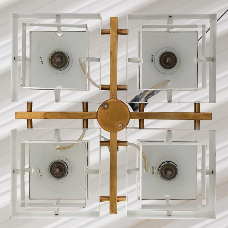 Hans-Agne Jakobsson, a ceiling light 'C769 4 P/Selectra', Hans Agne Jakobsson AB, Markaryd Sweden 1960-70s.