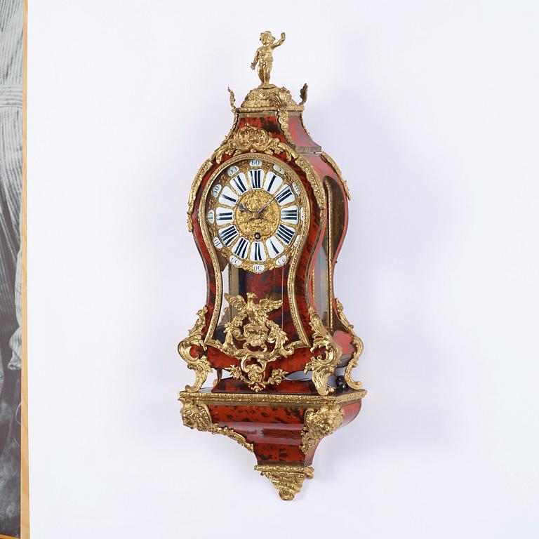 A French mid 18th century bracket clock, marked "Jolin a Orléans".