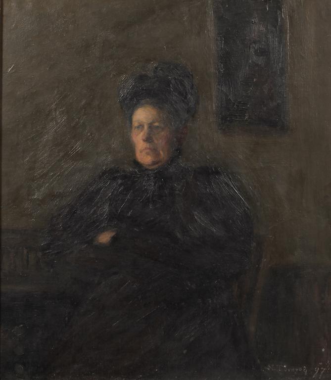 NABOT JOHAN NATANAEL TÖRNROS, olja på duk, signerad och daterad -97.