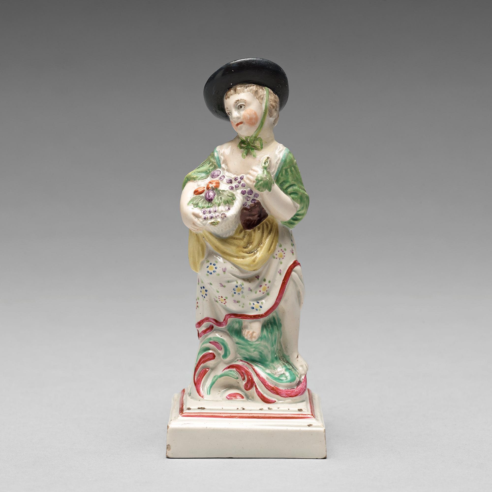 FIGURIN, flintgods. England, omkring 1800.
