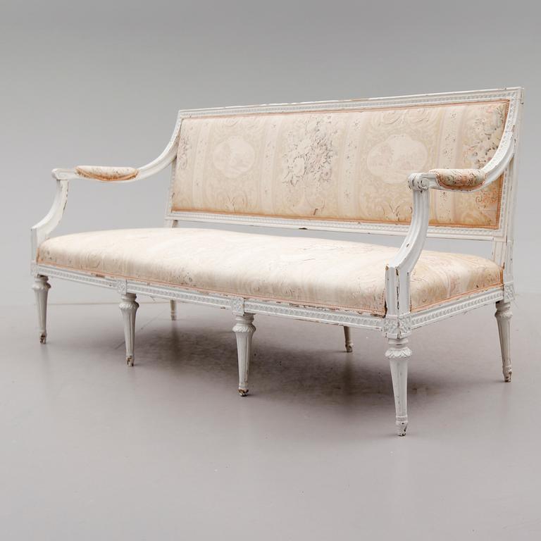 SOFFA, gustaviansk, 1700-talets andra hälft.