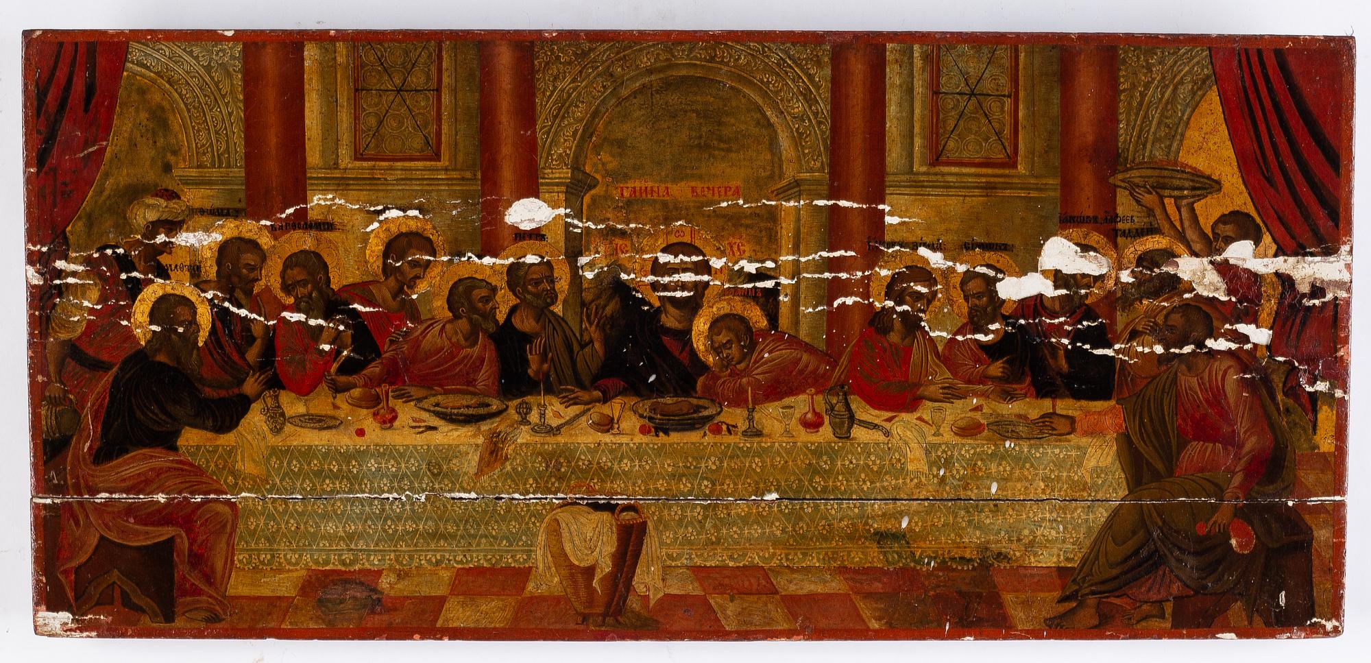 Icon, tempera on panel, Greece, 18th century.