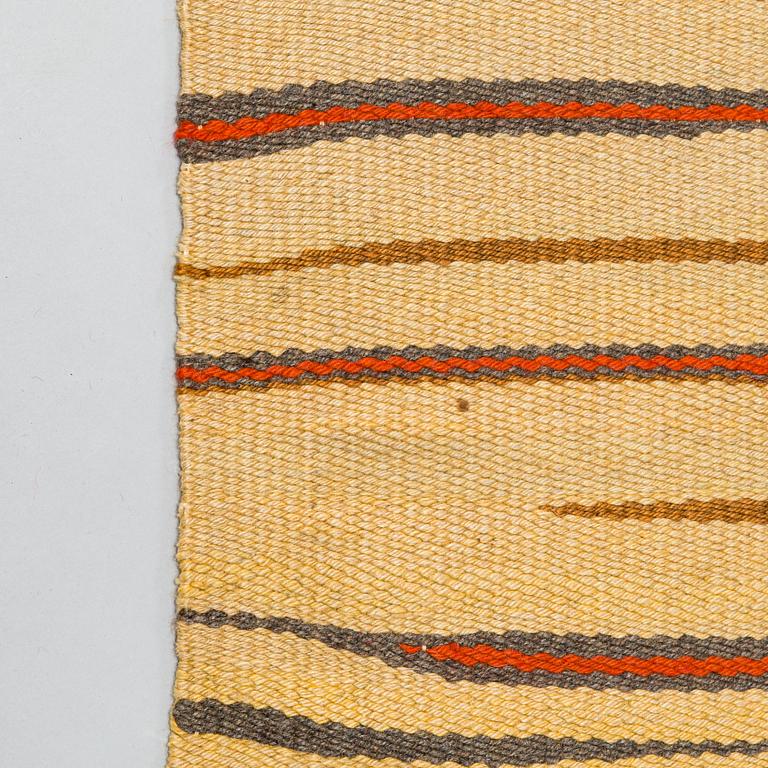 A Finnish 1930's flat weave runner. Circa 285x80 cm.