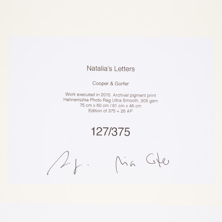 Cooper & Gorfer, "Natalia's Letters".