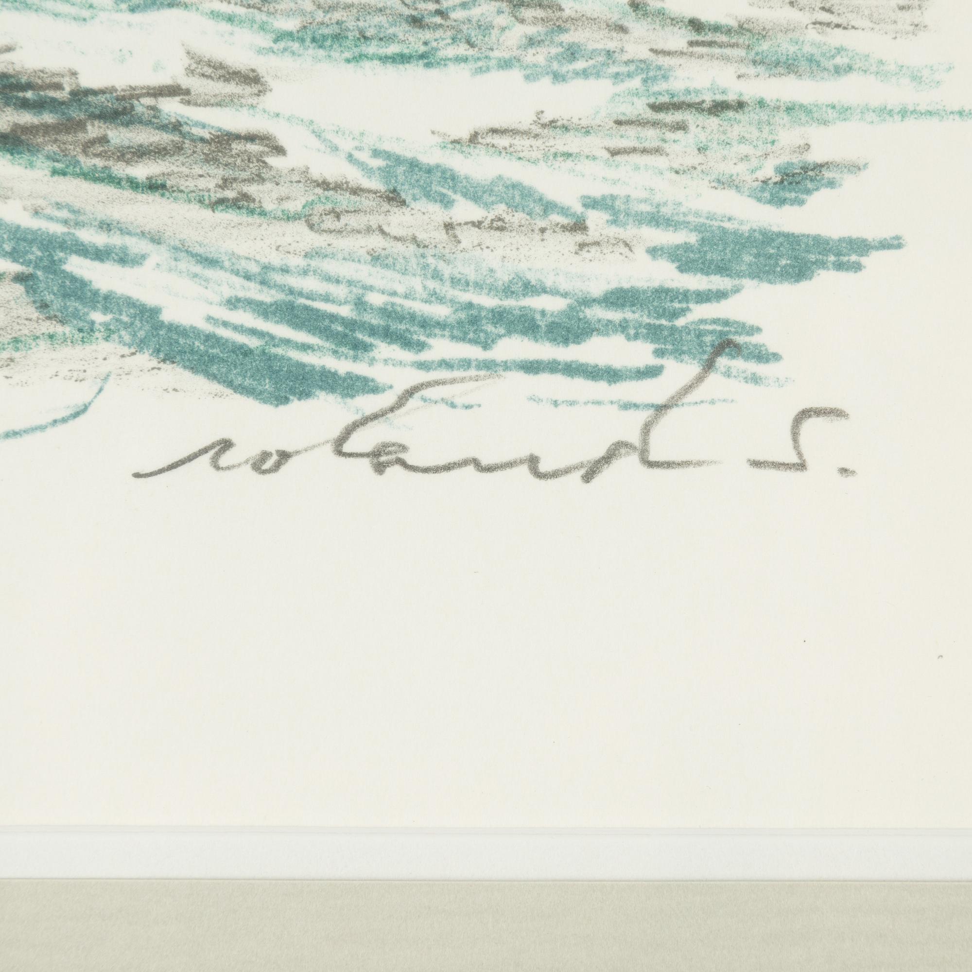 Roland Svensson, lithograph in colours, signed 4/275.