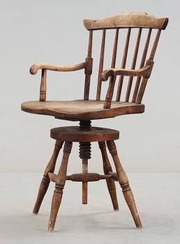 SKRIVBORDSSTOL, omkring 1900.