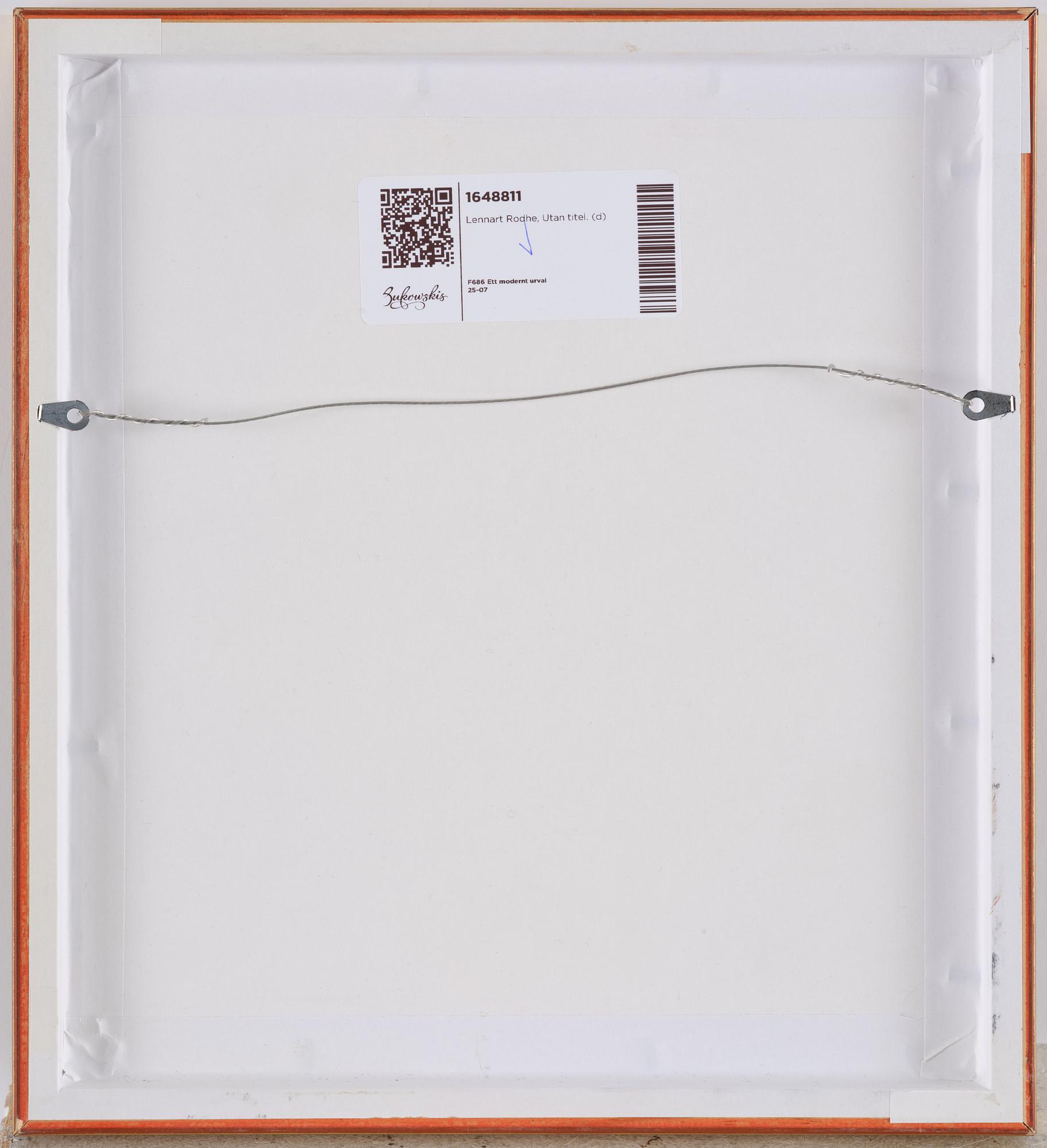 Lennart Rodhe, Untitled.