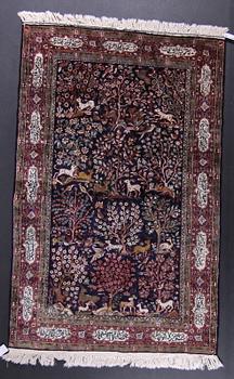 MATTA, silke, sannolikt Kashmir, ca 197 x 123.