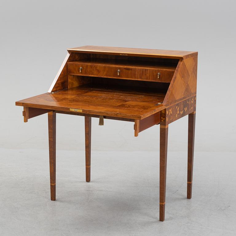 A 'Hertiginnan' secretaire by Carl Malmsten, designed around 1937.