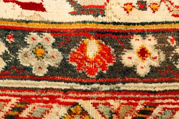 Matta, antik Indisk, sannolikt Agra, ca 467,5-474 x 369,5-374 cm.
