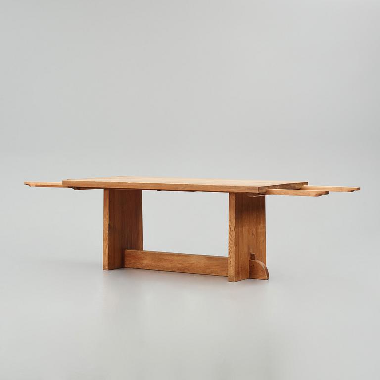 Axel Einar Hjorth, a "Lovö" stained pine table, Nordiska Kompaniet 1930s.