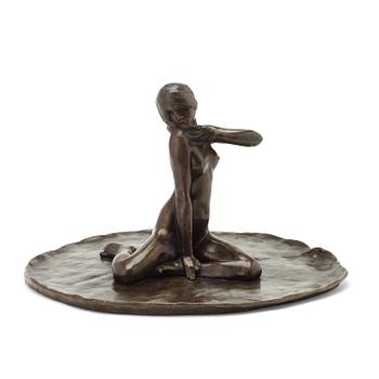 950. Carl Milles, "Femme aus nuphars" (femme aux nénuphars = woman on a water lily).