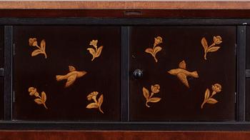 A Carl Malmsten writing-desk with inlays, Sweden 1920's.
