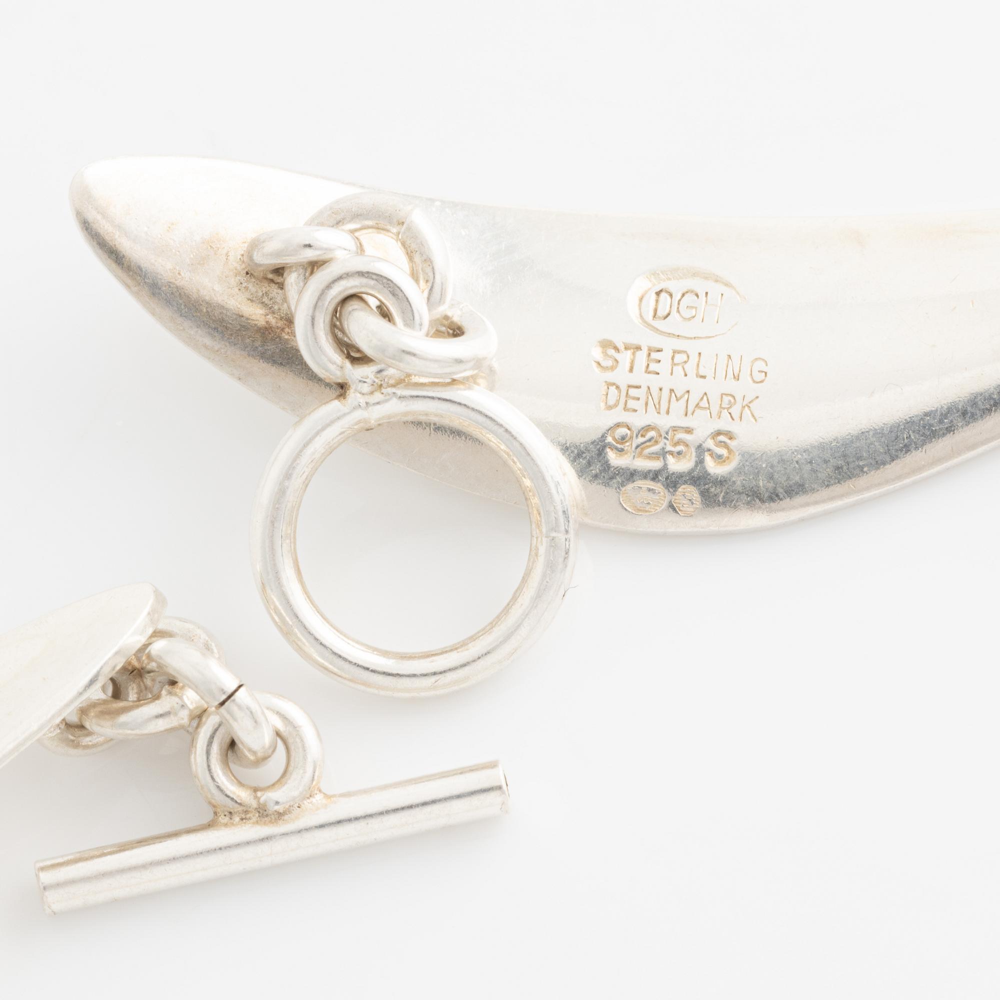 Necklace, silver, DGH, Danish Goldsmith Craft, Denmark.