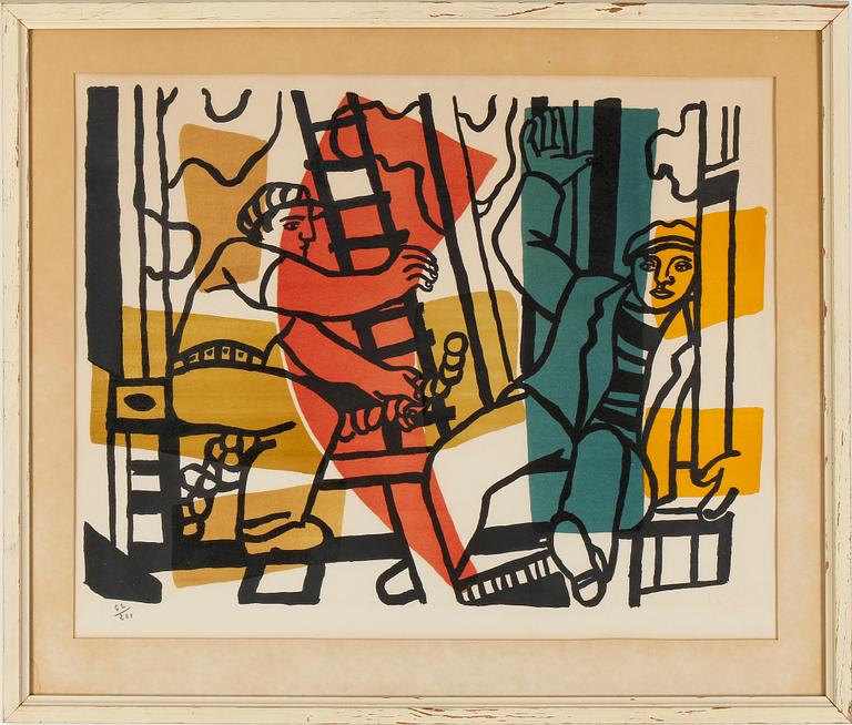 FERNAND LÉGER, litografi, signerad och numrerad 62/260.