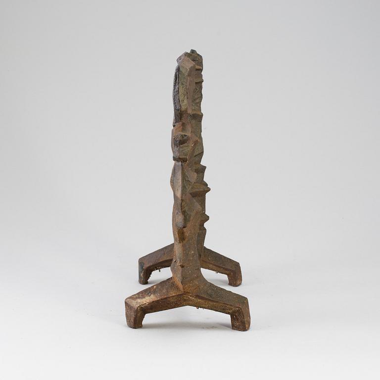 OLLE HERMANSSON, sculpture, iron, signed Husqvarna.