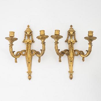 Appliquer, ett par, Louis XVI stil Frankrike 1800-tal.
