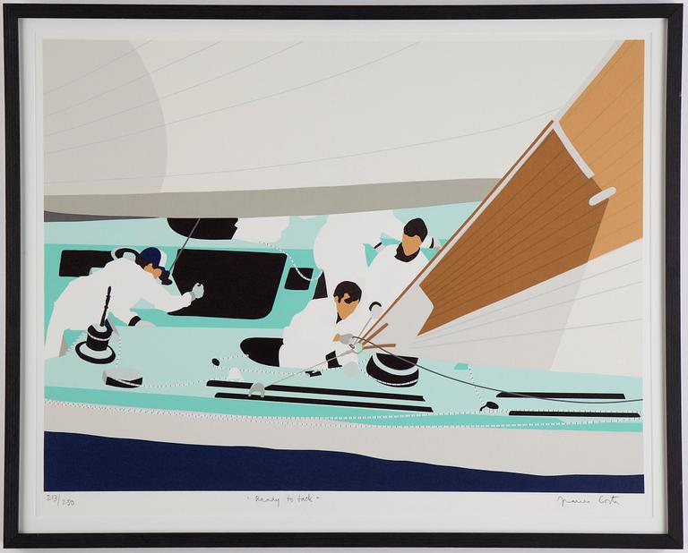 Franco Costa, silkscreen in colours, signed 213/250.