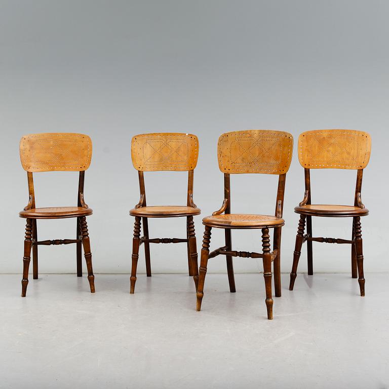 STOLAR, 4 st, Thonetmodell, 1900-talets början.