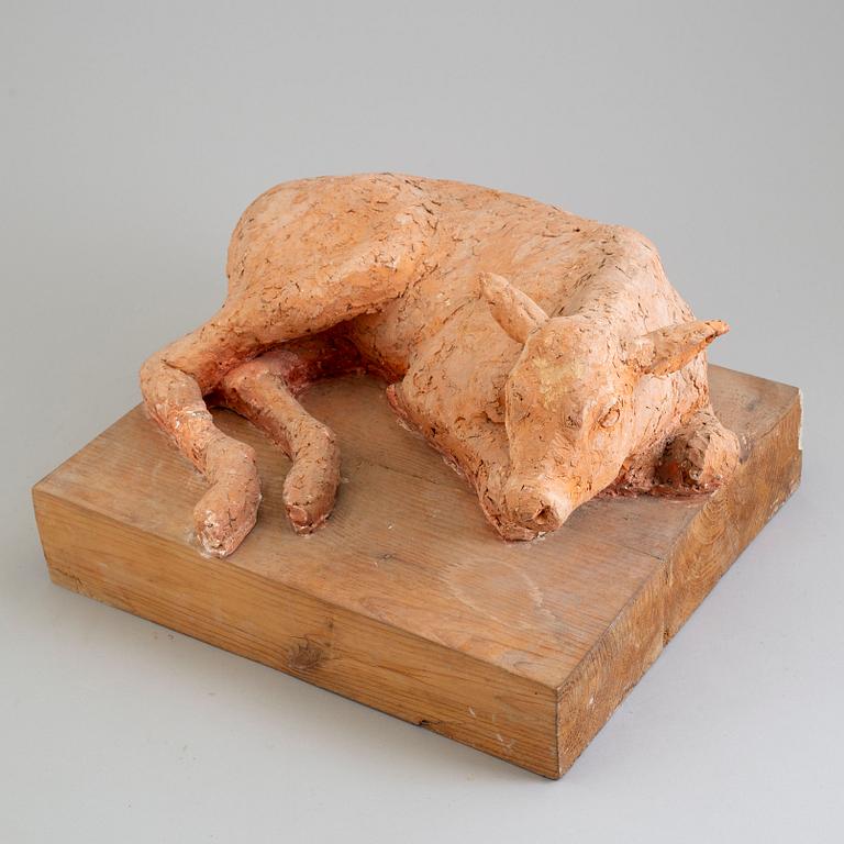 ASMUND ARLE, Sculpture, terracotta, signed Asmund Arle and dated -48.