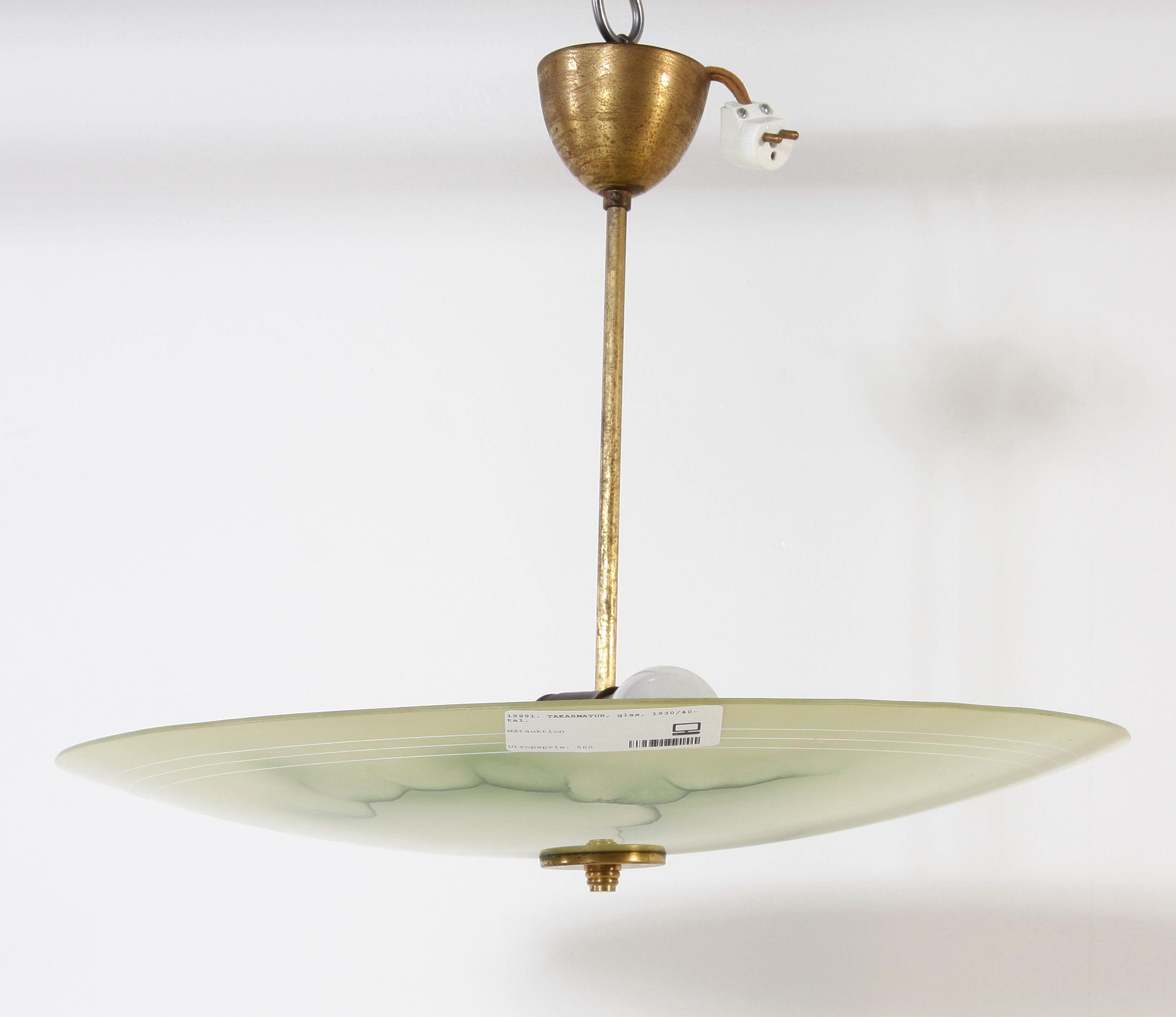 TAKARMATUR, glas, 1930/40-tal.