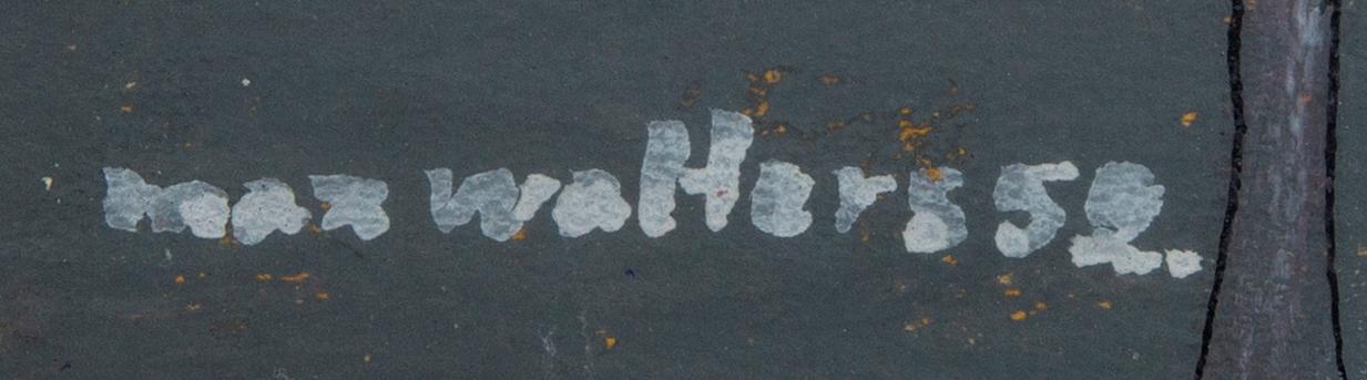 Max Walter Svanberg, gouache, signed and dated -52.