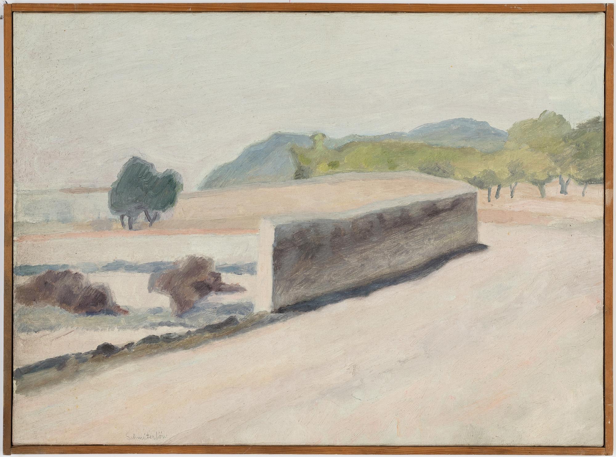 Bertram Schmiterlöw, oil on canvas, signed.