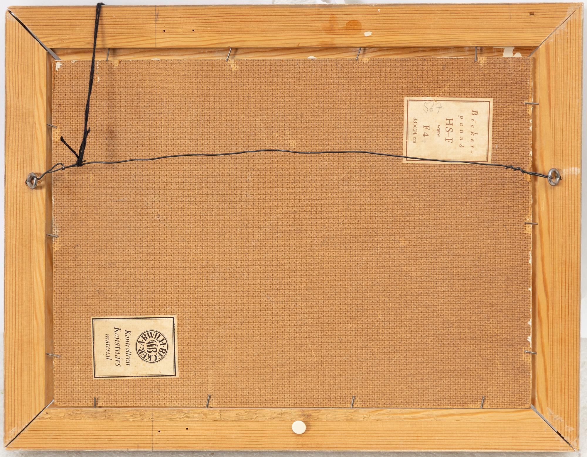 Harald Wiberg, Rådjur i vinterlandskap.