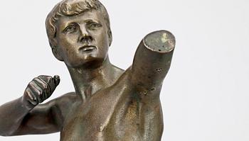 OKÄND KONSTNÄR, skulptur, brons, 1900-tal.