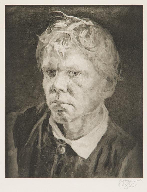 Akseli Gallen-Kallela, "Rokonarpinen savolaispoika" (Koppärrig savolaxare).