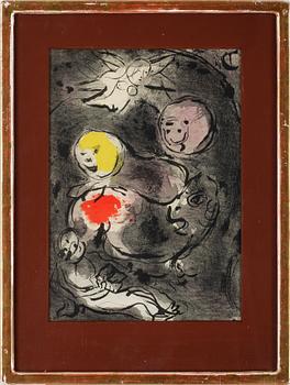 Marc Chagall · MARC CHAGALL, litografi, 1956.