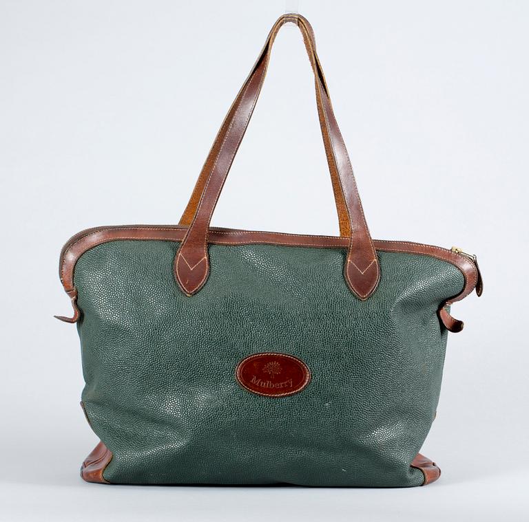 VÄSKA samt SMINKVÄSKA, Mulberry.