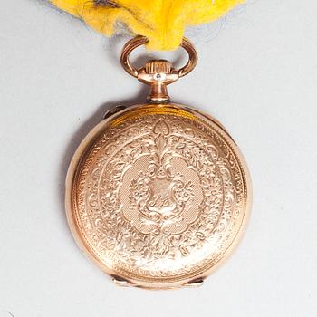 FICKUR, Longines 14k, I FICKURSSTÄLL flintgods.