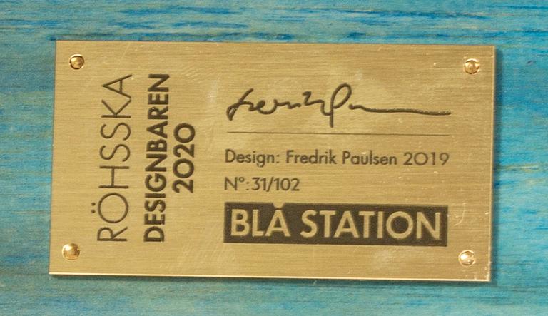 FREDRIK PAULSEN, "Röhsska"Designbaren, chair, Blå Station 2020, Chair 31/102.