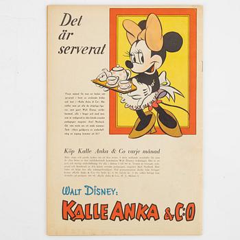 Serietidningar, "Kalle Anka & Co, 12 st, komplett årgång 1949.