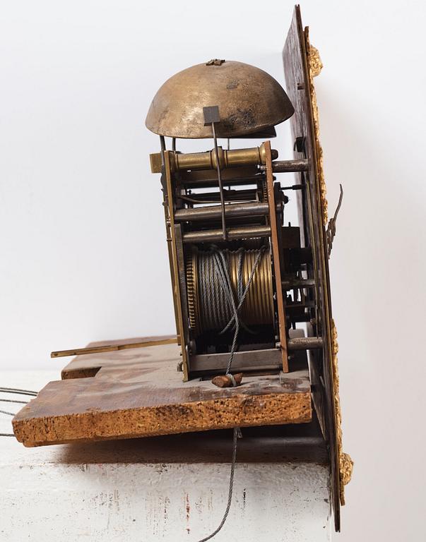 A Zacharias Besck, Stockholm, longcase clock, early 18th century.