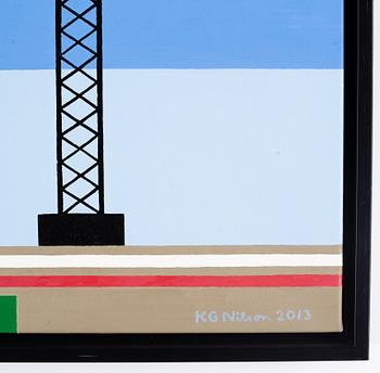 KG Nilson, oil on canvas, signed KG Nilson and dated 2013.